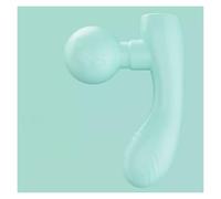 Muet Pistolet de massage en plastique, rechargeable, portable, à percussion, for le corps, les jambes, les épaules et le dos compact(Groen)