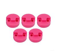 Muet silencieuse pour violon 20 mm (rose) | Matériau en caoutchouc noir, construction de 20 mm de diamètre, compatible avec violon acoustique, surface antidérapante