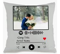 Muewent Housse de coussin avec une photo personnalisée avec inscription personnalisée présentant un design épuré et une présence émotionnelle de cadeau