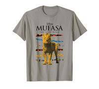 Mufasa Lion King Standing Stripes T-Shirt