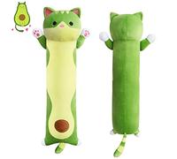 MUFEIRUO Doudou Chat en Peluche Kawaii, 110 cm de Long, Jouet en Peluche pour Enfants, Adultes