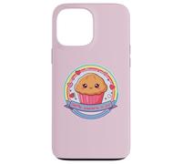 Muffin Mignon comparé à Vous Rainbow Kawai Couples Friends Coque pour iPhone 13 Pro Max