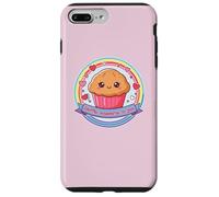 Muffin Mignon comparé à Vous Rainbow Kawai Couples Friends Coque pour iPhone 7 Plus/8 Plus