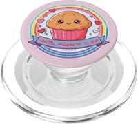 Muffin Mignon comparé à Vous Rainbow Kawai Couples Friends PopSockets PopGrip pour MagSafe