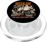 Muffin Top Invasion Movie Poster Homme Vintage Halloween PopSockets PopGrip pour MagSafe