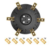 MUFUSHAN Disque de Lame de Tondeuse à Gazon, réglage de Tondeuse à Gazon robotique - Disque de Lame avec 6 x Lames pour Worx Landroid S&M, Landxcape, Kress et Einhell