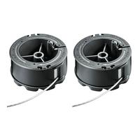 MUFUSHAN Lot de 2 bobines et fil de rechange F016800570 pour débroussailleuse Bosch UniversalGrassCut 18, Universal GrassCut 18v-26, Universal GrassCut 18v-260