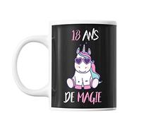 Mug 18 ans Anniversaire Magie Licorne
