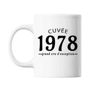 Mug 1978 Cuvée 43 Ans Tasse Cadeau Personnalisé