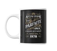 Mug 1978 Femme Parfaite 43 Ans Tasse Cadeau Personnalisé