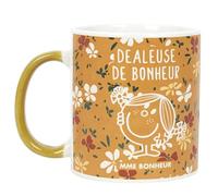 Mug 30 cl Motif Floral Collection Liberty 100% céramique Jaune