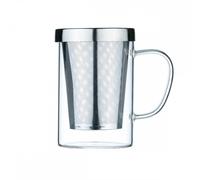 Mug 400ml avec couvercle et filtre en inox