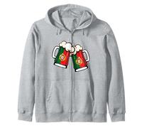 Mug à bière avec drapeau du Portugal - bière portugaise cool Sweat à Capuche