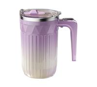Mug à Café à Agitation Magnétique Automatique Mug Isotherme Chauffant 450ml | avec Mélangeur Détachable et Rechargeable pour Boissons Chocolat Cacao Lait Bureau Maison Cuisine