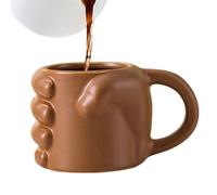 Mug À Café Amusant Pour Hommes,Mugs à Poing Novateurs pour Thé | Décoration Maison Réutilisables en Céramique pour Eau Thé Jus Lait Camping Restaurant Cadeaux Noël Anniversaire