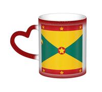 Mug à café en céramique avec motif drapeau de grenade pour homme et femme 325 ml