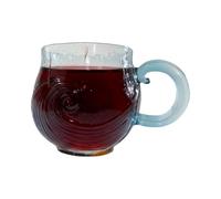 Mug À Café En Verre,Vague Articles De Boisson Réutilisables | Verres À Boisson En Verre De Mer Avec Motif Vague | Pour Boissons Chaudes Froides Lait Eau Jus Vin Décoration Bureau Maison Bureau Anniver