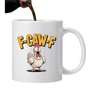 Mug À Café Humoristique - Mug Drôle En Céramique De Poulet De 325 Ml,Tasse À Thé En Forme De Coq | Pour Le Thé Le Café L'Anniversaire Les Femmes Les Hommes Et Les