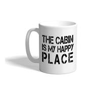 Mug à café Le chalet est mon havre de paix. Tasse CollèGue Lot de 2-330ml | Rillant Mugs Réutilisable Tasses A Cafe Fans éVéNement