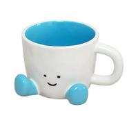 Mug À Café Mignon Accessoires de Boisson Charmants pour la Cuisine et la | Tasse à Thé Originale avec pour Femmes, Hommes, , Bureau, Collègues et Bleu