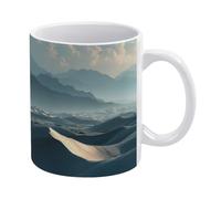 Mug à café, motif palette désertique, en céramique, 325 ml (11 oz), compatible micro-ondes et lave-vaisselle. Idée cadeau parfaite pour Noël, un anniversaire, la Saint-Valentin ou une pendaison de cr