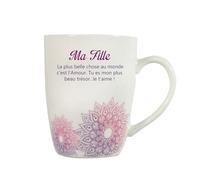MUG À OFFRIR MA FILLE - Générique - Bol - Rond - Cadeau - Anniversaire - Art déco - Clair - Jetable - 1 Unité (Lot de 1) - 3519100070150 - 3138220031 - 5271993031