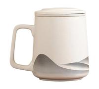 Mug À Thé Avec Infuseur,36 cl Bouteille Avec Doublure En Acier Inoxydable - Bouteille À Thé Avec Infuseur - Pour Les Hommes Et Les Femmes Les Amateurs Le Lieu De Travail Les Bureaux Le Voyage Les
