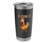 Mug à volaille fantaisiste, support de liquide thermique, bouteille de poulet avec joint sécurisé, récipient à double paroi avec transport confortable, équipement d'hydratation pour les dépl