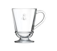 La Rochère Mug Abeille 27,5 cl – Lot de 2 – Verre transparent