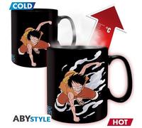 Mug - ABYSTYLE - Heat Change - 460 ml - Luffy & Ace - Céramique