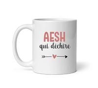 Mug AESH qui déchire coeur femme Tasse AESH