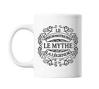 Mug Aide médico-psychomotricien Le Mythe la Légende blanc