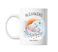Mug - Alexandre - Bébé D'amour - Céramique - 325 Ml - Résistant Lave-Vaisselle Et Micro-Onde