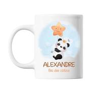 Mug Alexandre Bébé Panda Roi Des Câlins Cadeau Bébé Et Naissance