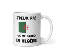 Mug Algérie je peux pas je me barre en Algérie tasse Algérie humour voyage
