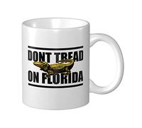 Mug amusant avec inscription « Don't Tread On Florida » - Cadeau unique pour les papas
