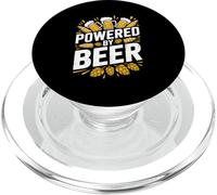 Mug Amusant avec Inscription « Powered by Beer Hops » PopSockets PopGrip pour MagSafe