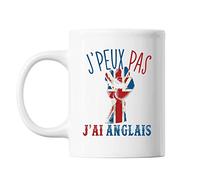 Mug Anglais j'peux pas Blanc