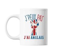 Mug Anglais J'peux Pas Blanc Tasse Cadeau Personnalisé