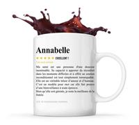 Mug Annabelle Avis Soeur Recommandation Tasse Famille Cadeau Anniversaire Noël