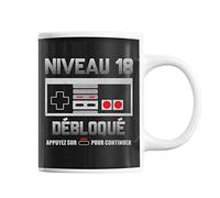 Mug Anniversaire 18 ans Gamer