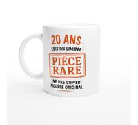 Mug Anniversaire 20 Ans Édition Limitée Pièce Rare Modèle Original | idée cadeau originale