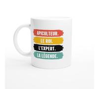 Mug Apiculteur - L'Apiculteur Le Roi L'Expert La Légende - Mug humour - tasse anniversaire - idée cadeau homme - tasse fun original
