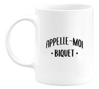 Mug appelle moi biquet White