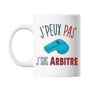 Mug Arbitre J'peux Pas Blanc Tasse Cadeau Personnalisé