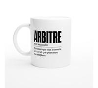 Mug Arbitre Personne Que Tout le Monde Accuse et Que Personne Ne Remplace | Mug Humour Arbitrage - Idée Cadeau Originale