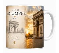 Mug Arc de Triomphe Photo - Au Carrefour des Histoires - Céramique 330 ml