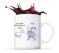 Mug Assistantes Sociales Les Autres Vs Moi Tasse Cadeau Travail Métier Départ Retraite Collègue Anniversaire Noël