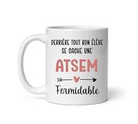 Mug ATSEM formidable derrière tout bon élève Tasse ATSEM