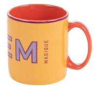 Mug atsem sunny - Amadeus - Jaune - Porcelaine Jaune G
